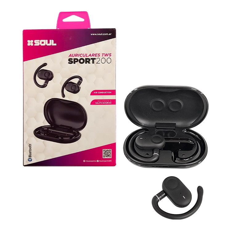 Auriculares Soul TWS A200NE Sport Negro Art.164-72889